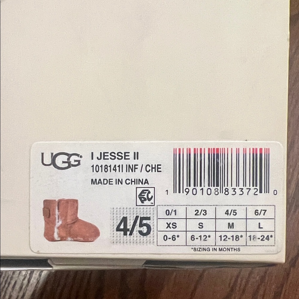 UGG Brown Baby Walker Shoes - Picture 3 of 7
